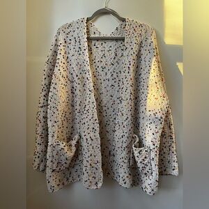 Speckled Knit Cardigan